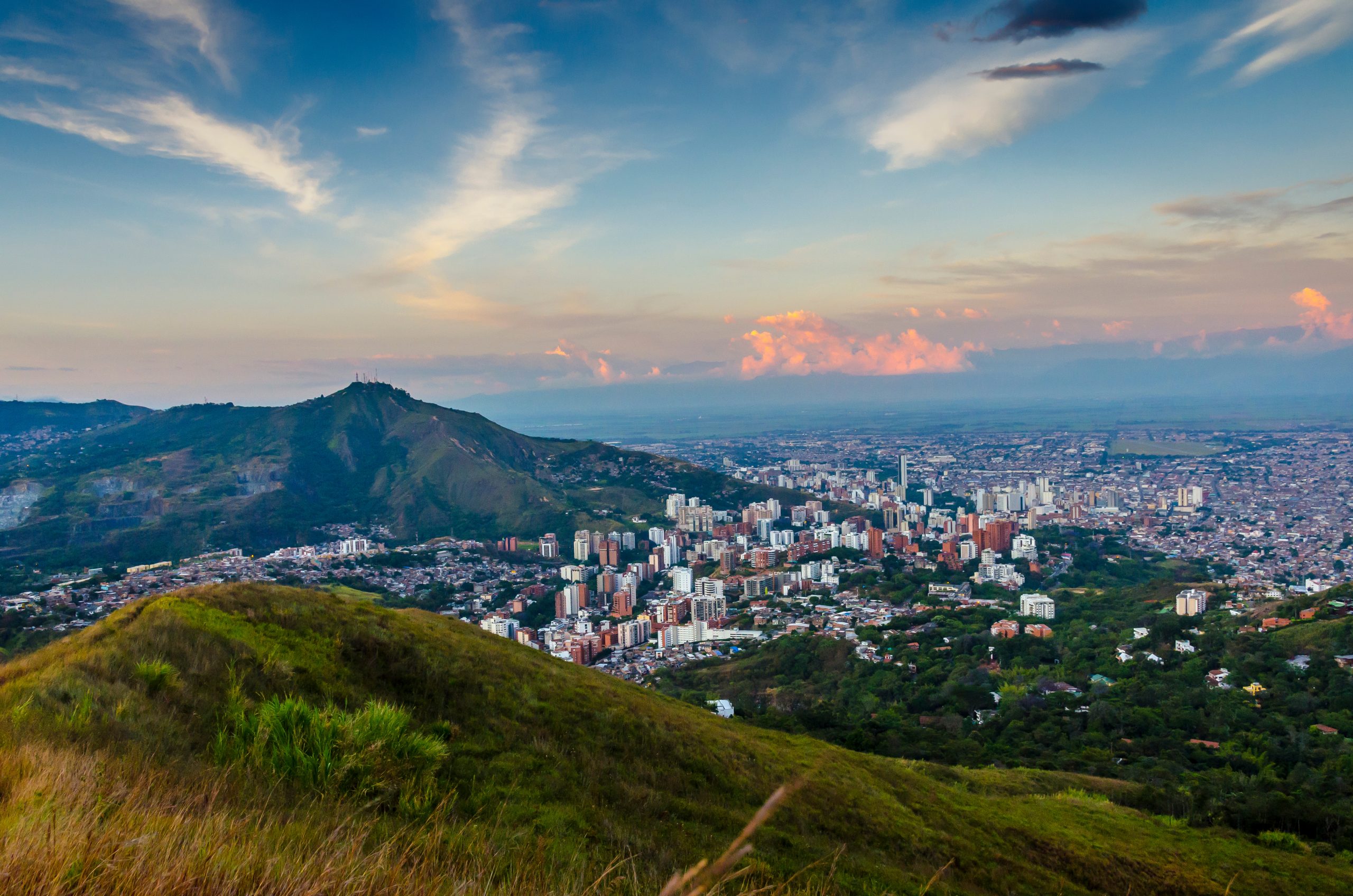 View of the city of Cali, Colombia