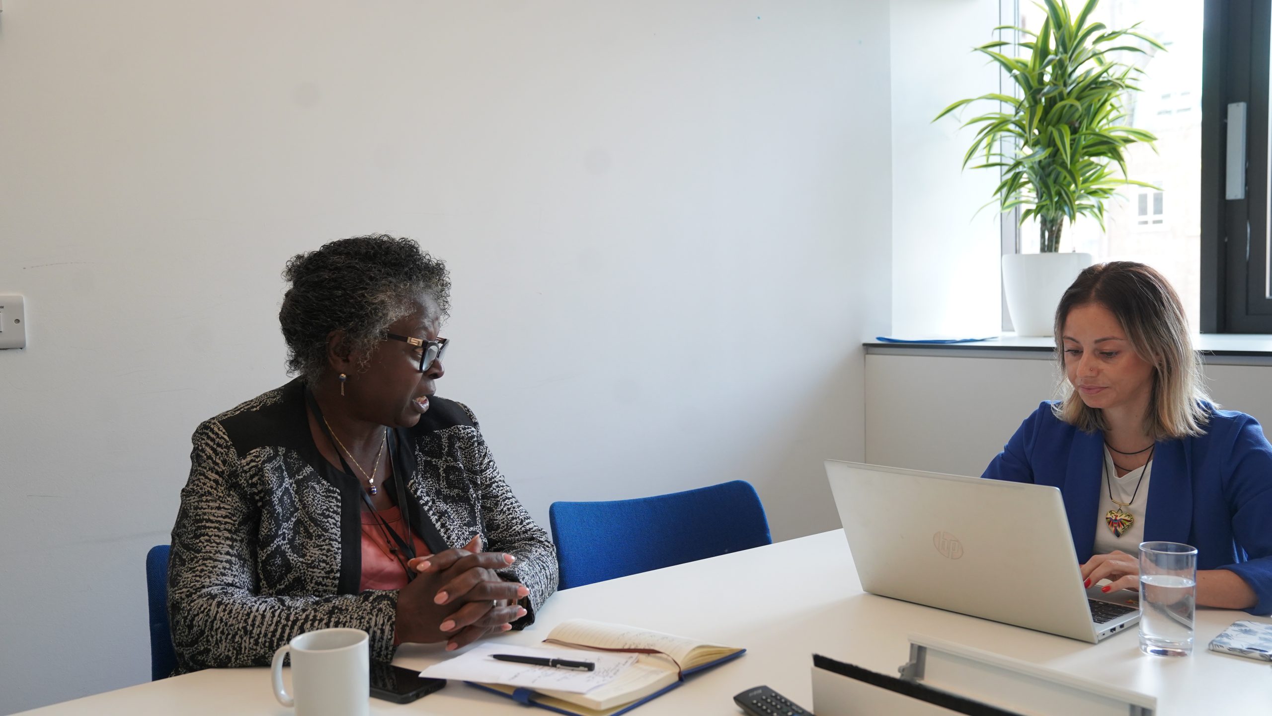 Prudence Tangham Galega and Fabiana Spinelli in conversation, September 2024, Cambridge, UK