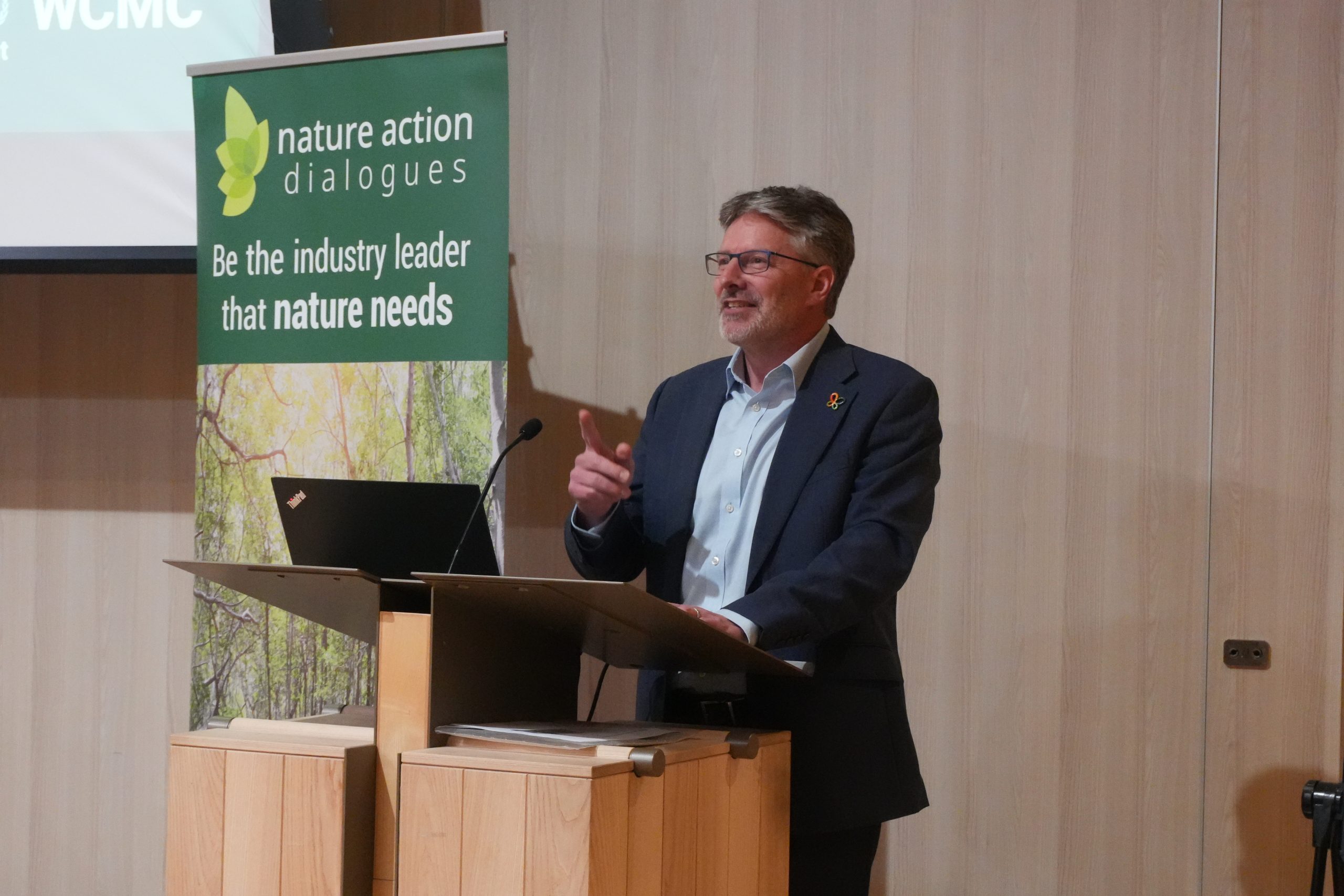 Neville Ash, UNEP-WCMC director, at the 2026 Nature Action Dialogues